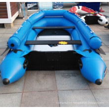 New Style Reinforced Blue Inflatable Rowing Boat